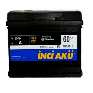 Аккумулятор Inci Aku SuprA 6СТ - 60 о.п. низкий !!!