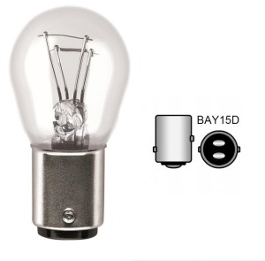 (MITSUMORO) Лампа 12V P21/5W BAY15D +30% /10