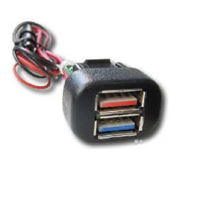 (ШТАТ) Универсальное зарядное устройство USB 2.0 ДВА ГНЕЗДА в штатное место Универсал