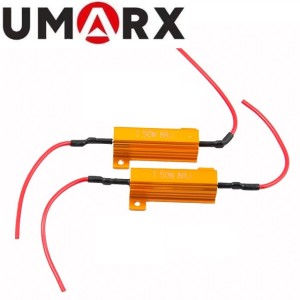 Блок обманка (резистор нагрузочный) для LED лампы 50W/8 Om 12V (2шт) (UMARX)