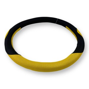 (TypeR) Оплетка матерчатая черно/желтая