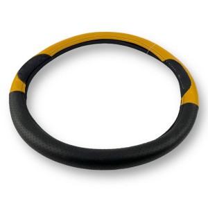 (TypeR) Оплетка ЭКО-кожа черно/желтая