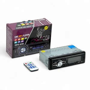 (S.PioneerHD) Магнитола MP3-632, 1 DIN/MP3/TF/USB/AUX/RCA/FM, BT, пульт ДУ