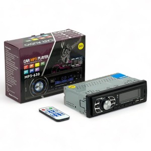 (S.PioneerHD) Магнитола MP3-633, 1 DIN/MP3/TF/USB/AUX/RCA/FM, BT, пульт ДУ, 24V
