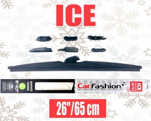 (CarFashion) Щетка стеклоочистителя  Бескаркасная ICE 26(650мм) /50