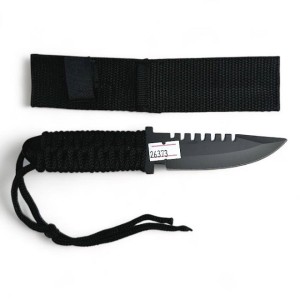 (Мастер К) Нож метательный ФОРЕСТ, 18 см, клинок 90мм/3мм, черный