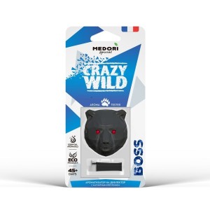 (MEDORI) Ароматизатор на дефлектор Ceramic Медведь 3D Парфюм BOSS Hugo Boss /12