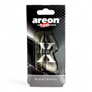 (AREON) Ароматизатор подвесной гелевый X-Ver REFRESHMENT LIQUID, аромат Black Crystal /24