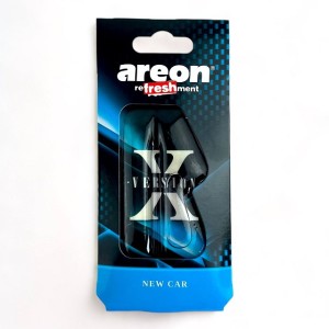 (AREON) Ароматизатор подвесной гелевый X-Ver REFRESHMENT LIQUID, аромат New Car /24