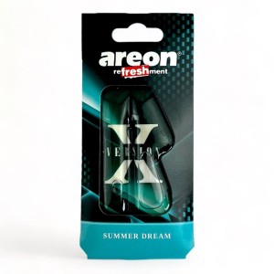 (AREON) Ароматизатор подвесной гелевый X-Ver REFRESHMENT LIQUID, аромат Summer Dream /24