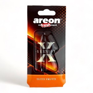 (AREON) Ароматизатор подвесной гелевый X-Ver REFRESHMENT LIQUID, аромат Tutti Frutti /24