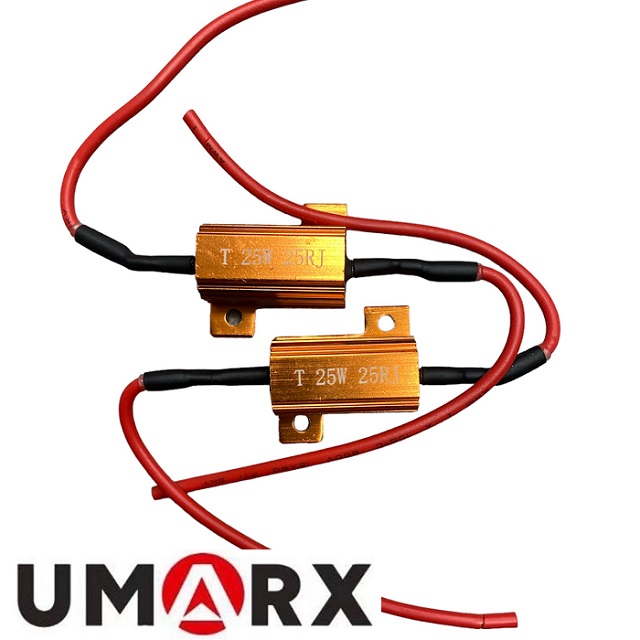 Блок обманка (резистор нагрузочный) для LED лампы 25W/25 Om 12V (2шт) (UMARX)