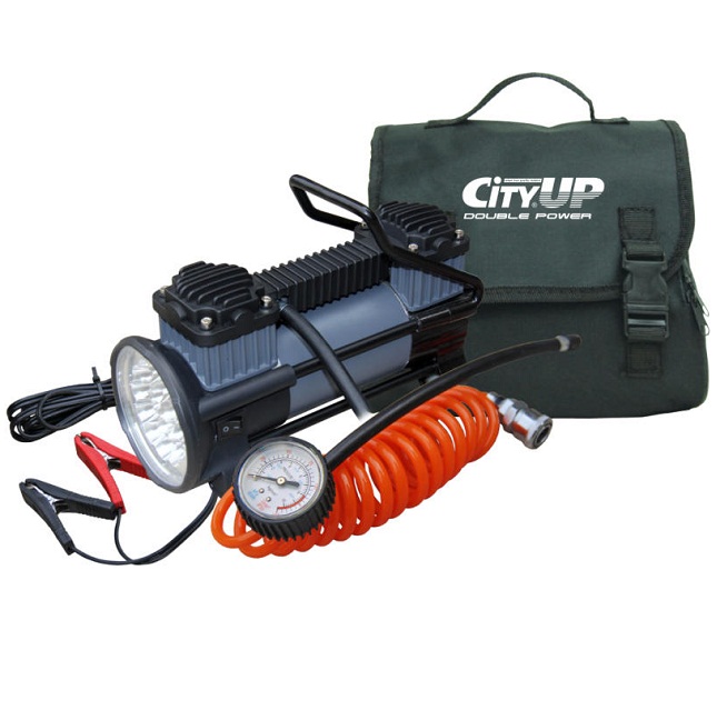 (CityUP) Компрессор AC - 619 двухпоршневой, повышенной мощности /4