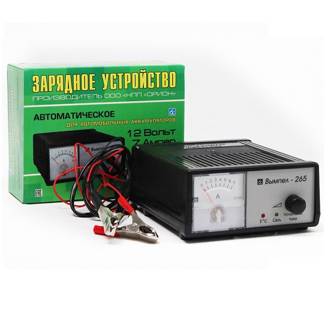 (ВЫМПЕЛ) Зарядное устройство ВЫМПЕЛ- 265 (12V/6А) с регулировкой /20