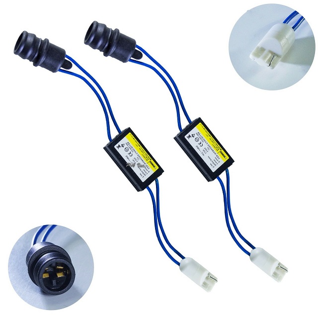 Блок обманка (резистор нагрузочный) для LED лампы T10 PC-T10 RUBER 12V (2шт) (UMARX)