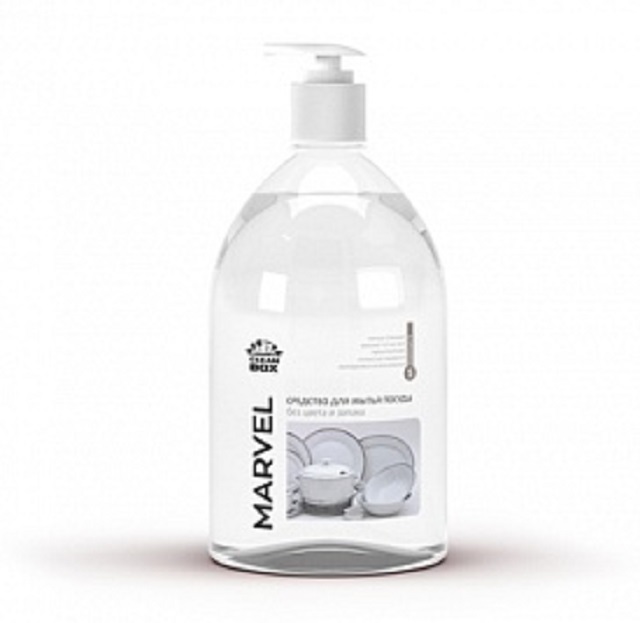 (CleanBOX) Средство для мытья ПОСУДЫ MARVEL, , с ароматом лимона 1 л /8