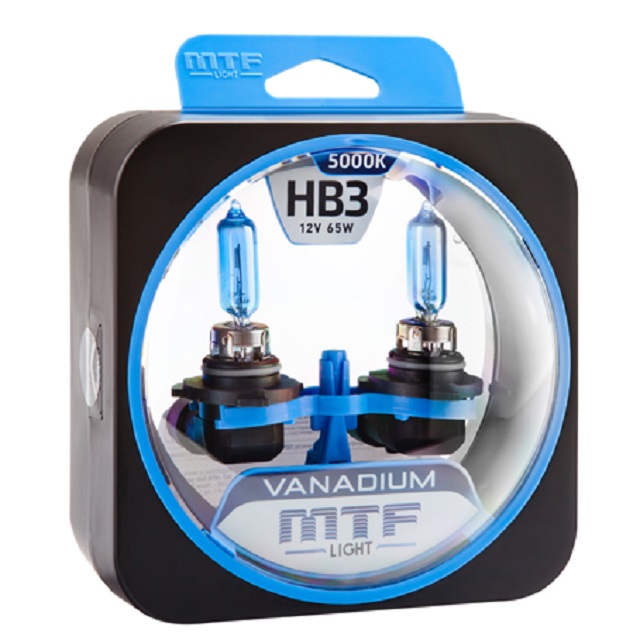 (MTF Light) Лампа HB 3 9005 галогенная  65W 12V  Vanadium 5000К  (2шт комплект) /6
