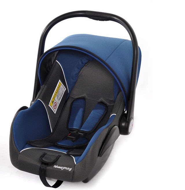 (BABY CAR SEAT) Автокресло ЛЮЛЬКА HB 801 (DEEP BLUE + BLACK DOT) (0-13 кг, группа 0+) /2