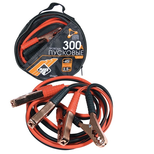 (Nova Bright) Провода пусковые, в сумке 300 А - 2,5 м, морозостойкие -45