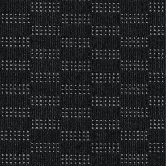 (LORD auto) Комплект чехлов на весь салон "СТАНДАРТ + " для ВАЗ - S3015L Largus  2 места жаккард ДУБЛИН, Чёрный / Прямоугольник Чёрный