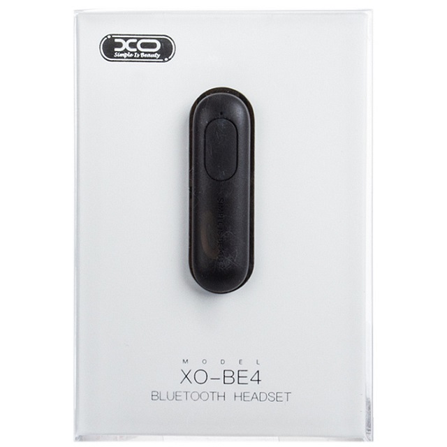 (XO) Гарнитура XO-BE04, Bluetooth v4.2, цвет ЧЁРНЫЙ