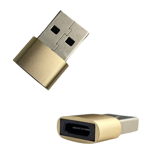 (WALKER) Адаптер (картридер) металлический USB TYPE-C, цвета в ассортименте