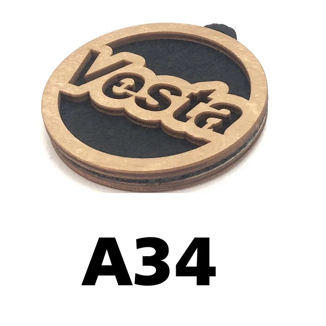 (AROMAWOOD) Ароматизатор подвесной деревянный "VESTA"