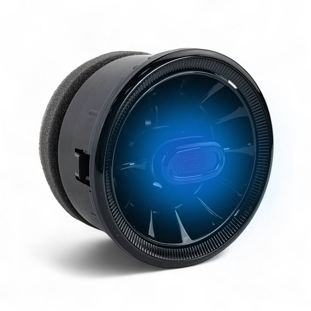 Дефлектор регулируемый под MB черный с СИНЕЙ подсветкой (KONKURENT)