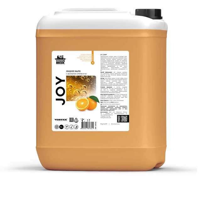 (CleanBOX) МЫЛО жидкое JOY, с ароматом Апельсин 5 л