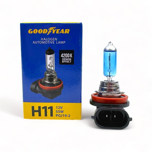 (Goodyear) Лампа H11 галогенная 55W 12V PGJ-2  Super White(1шт) /10