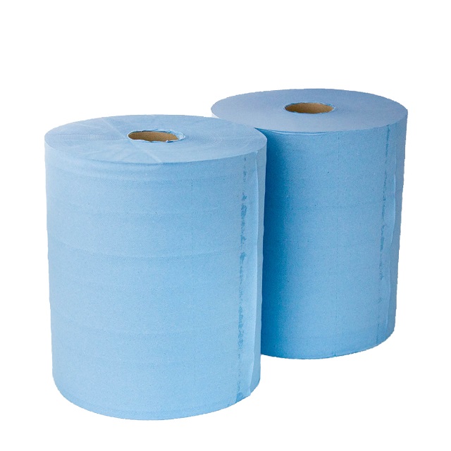(Vortex) Бумажное полотенце для протирки рук 33*35, 2слоя, 1000 отрывов, 2 рулона